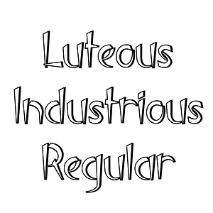 Luteous Industrious Regular - Free fonts on creazilla.com