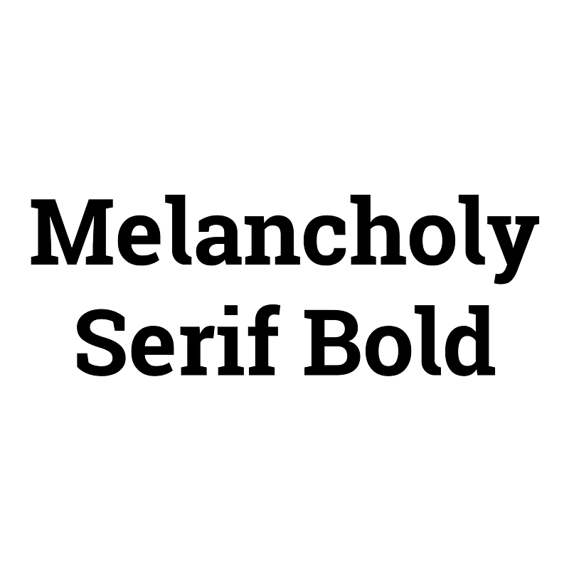 Melancholy Serif Bold font Free fonts on Creazilla Creazilla