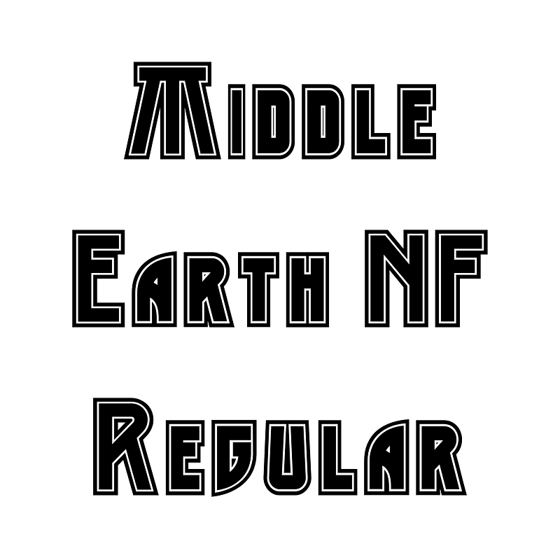 Middle Earth NF Regular font Free fonts on Creazilla Creazilla