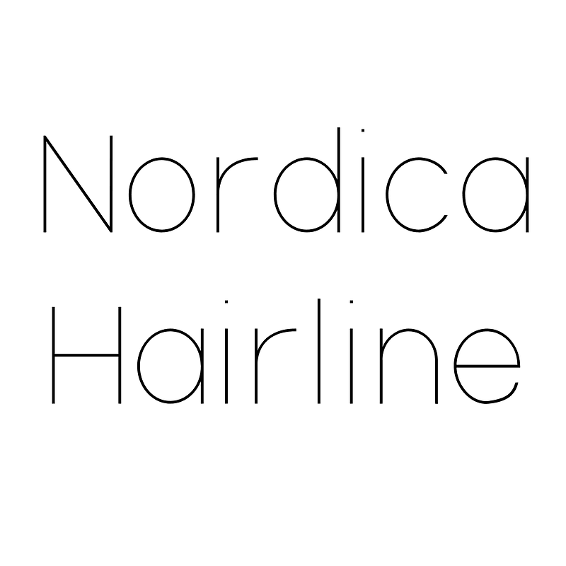 Nordica Hairline font Free fonts on Creazilla Creazilla