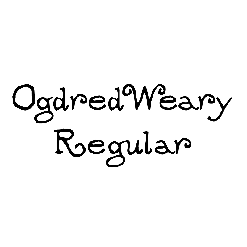 OgdredWeary Regular font Free fonts on Creazilla Creazilla