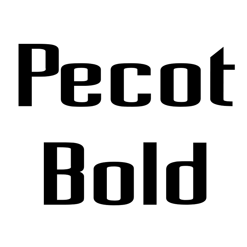 Pecot Bold font Free fonts on Creazilla Creazilla