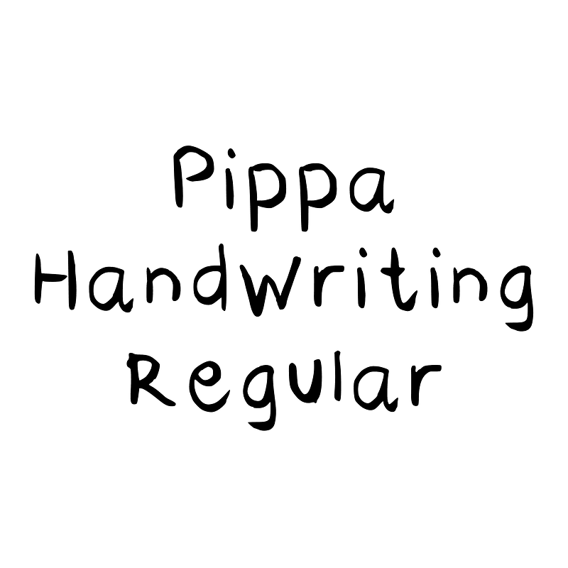 Pippa Handwriting Regular Creazilla