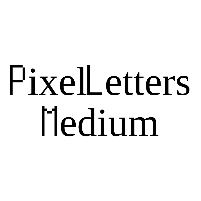 PixelLetters Medium font Free fonts on Creazilla Creazilla