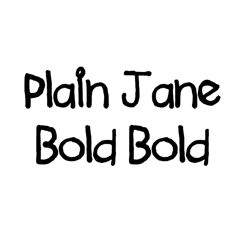 Plain Jane Bold Bold font Free fonts on Creazilla Creazilla