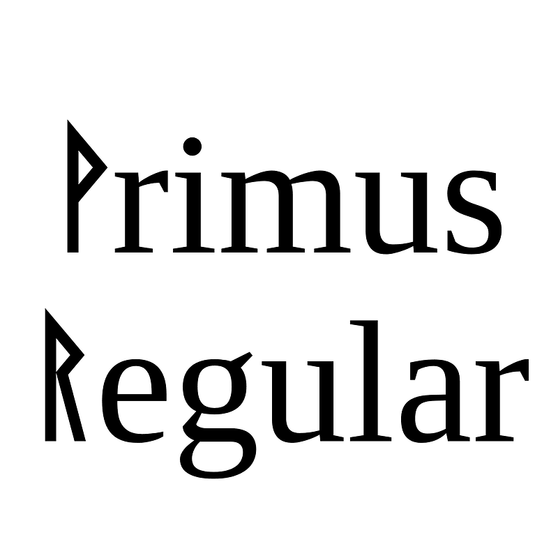 Primus Regular font Free fonts on Creazilla Creazilla