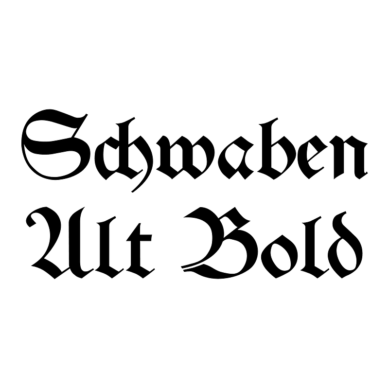 Schwaben Alt Bold font