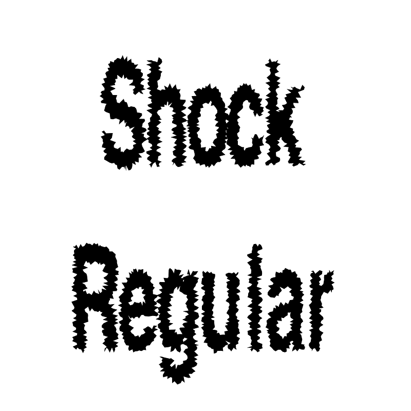 Shock Regular font