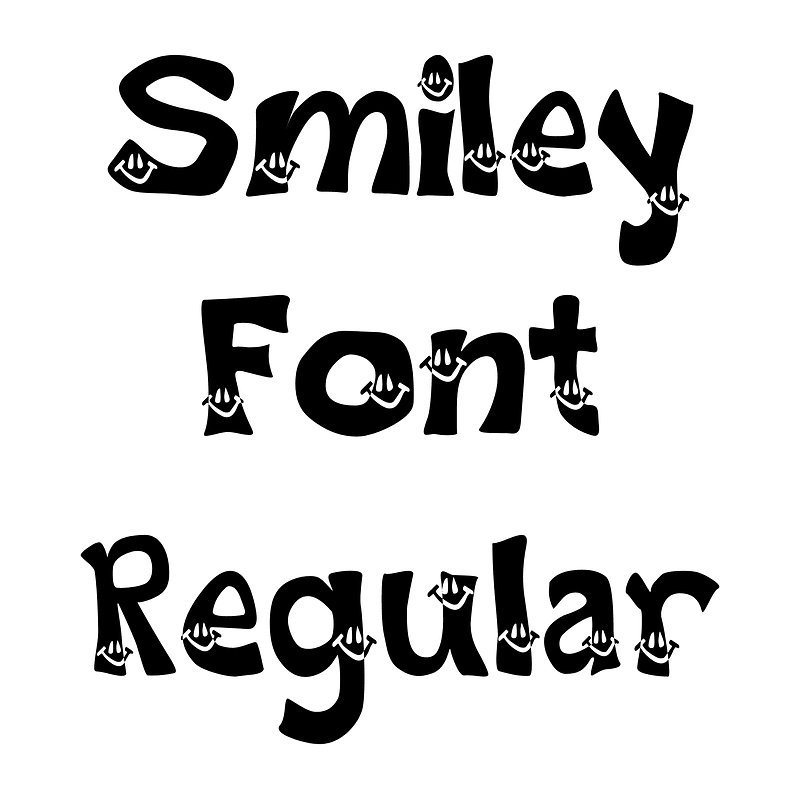 Smiley Font Regular Creazilla