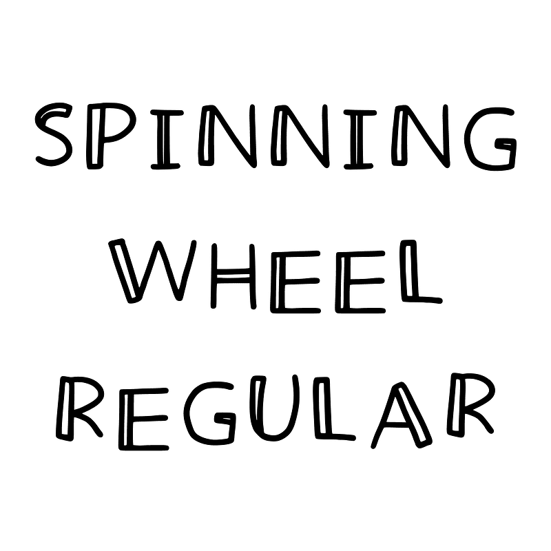 Spinning Wheel Regular font Free fonts on Creazilla Creazilla