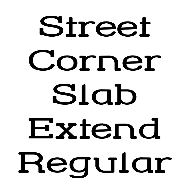 Street Corner Slab Extend Regular Creazilla