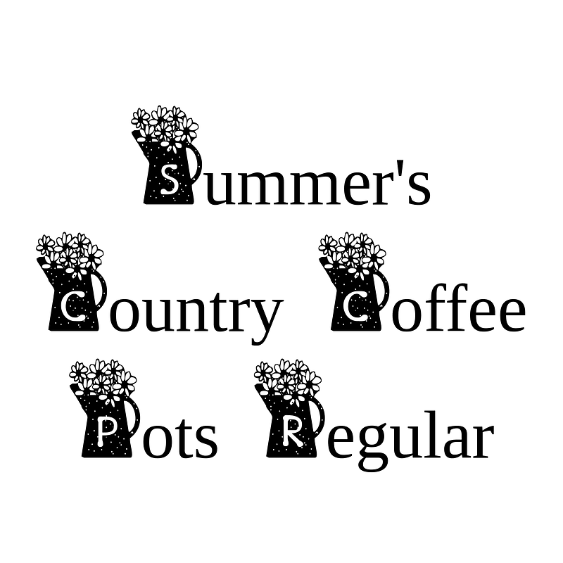 Summer's Country Coffee Pots Regular Creazilla