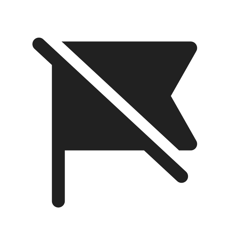 Ic fluent flag off 48 filled icon. Free download transparent .PNG