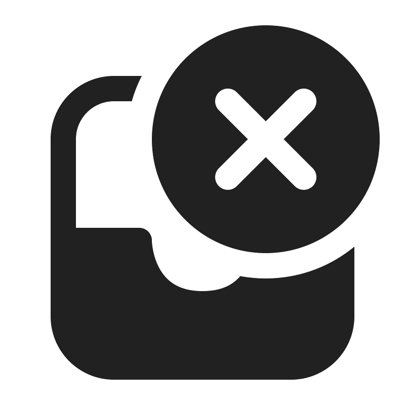 Ic fluent mail inbox dismiss 16 filled icon. Free download transparent ...