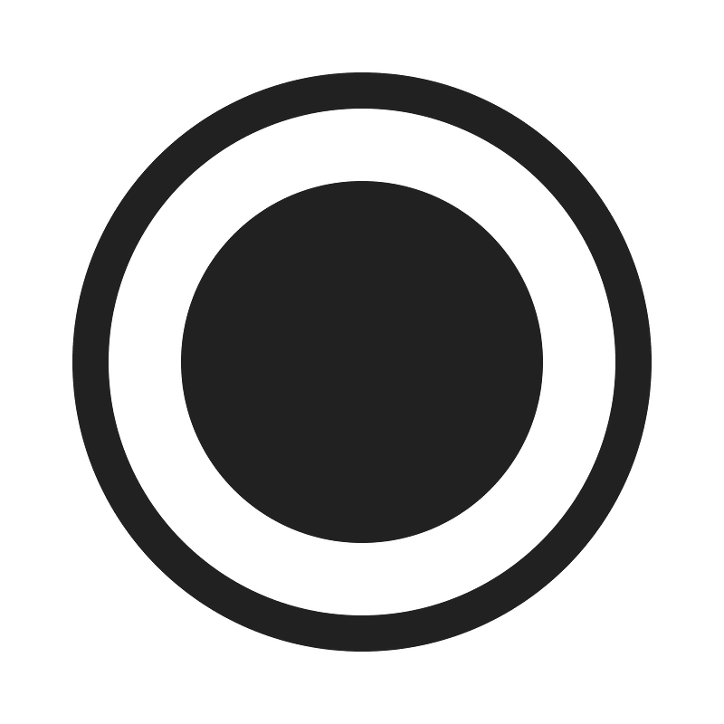 Ic fluent radio button 20 filled icon. Free download transparent .PNG