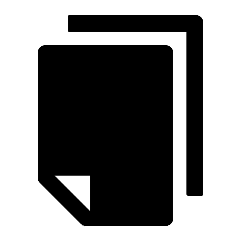Copy icon. Free download transparent .PNG | Creazilla