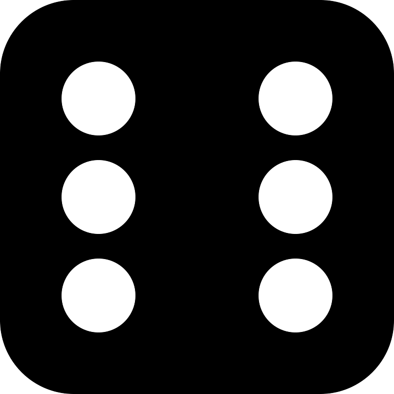 Dice icon. Free download transparent .PNG Creazilla