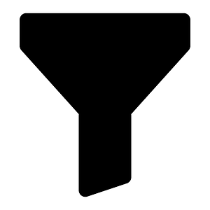 Funnel icon. Free download transparent .PNG | Creazilla