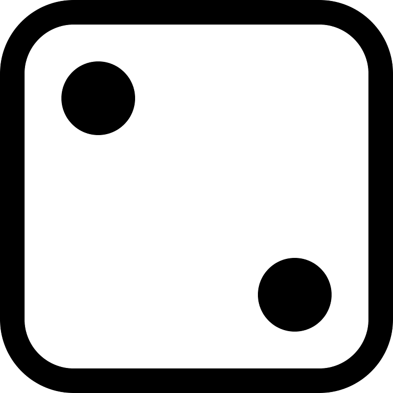 Dice icon. Free download transparent .PNG Creazilla