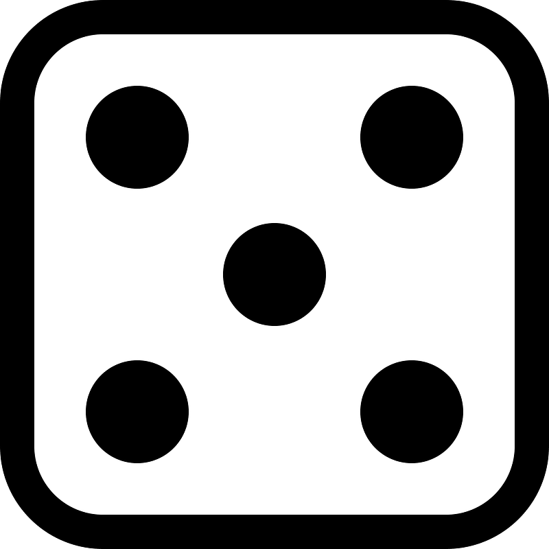 Dice icon. Free download transparent .PNG Creazilla