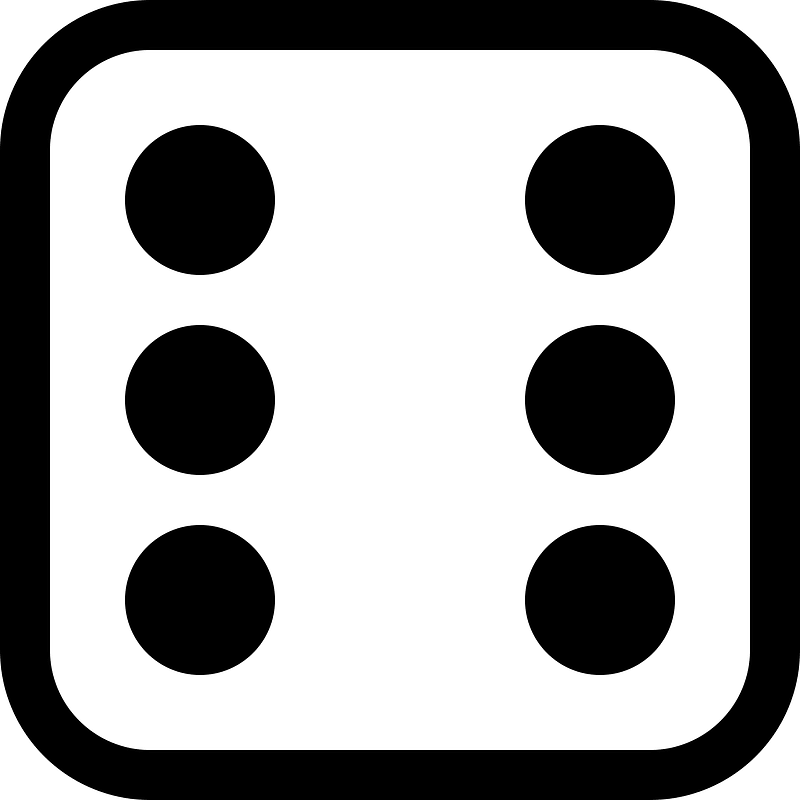 Dice icon. Free download transparent .PNG Creazilla