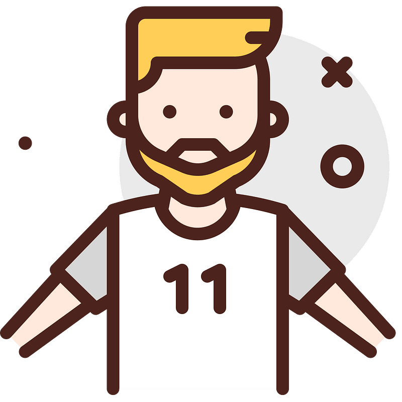 Soccerplayer icon. Free download transparent .PNG Creazilla