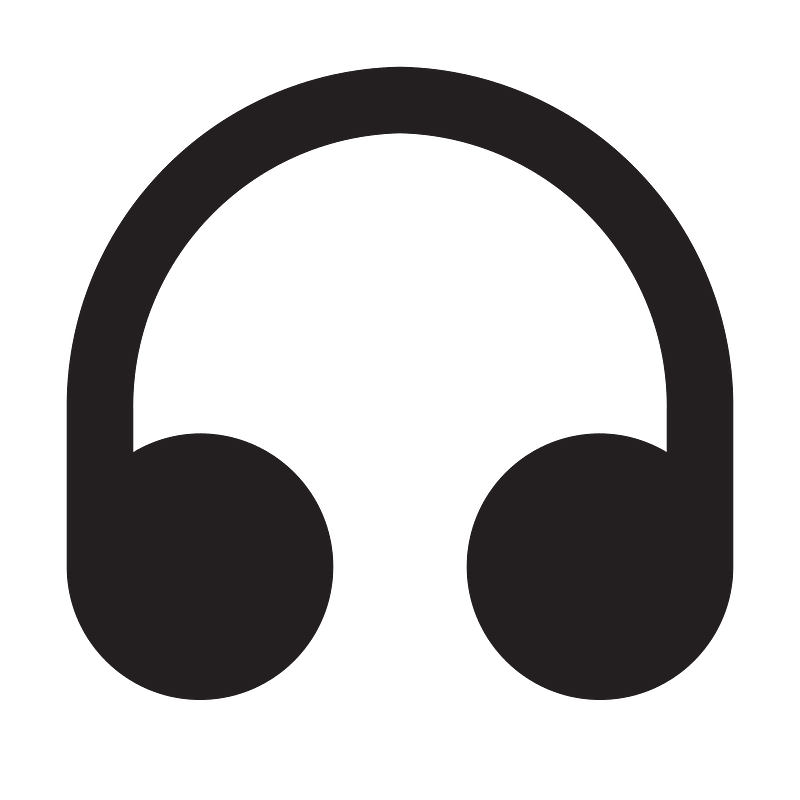 Headphones icon. Free download transparent .PNG Creazilla