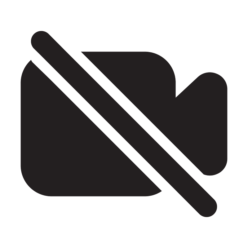 Videooff icon. Free download transparent .PNG Creazilla
