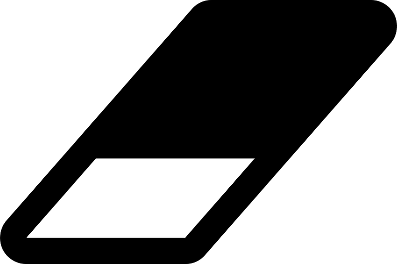 Eraser icon. Free download transparent .PNG Creazilla