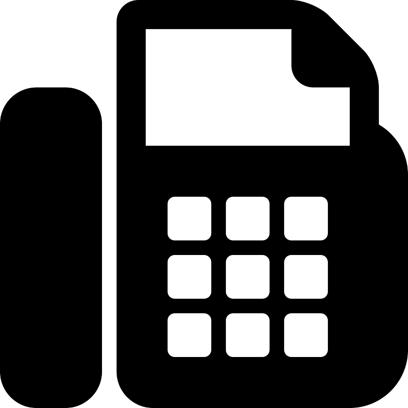 Fax icon. Free download transparent .PNG | Creazilla