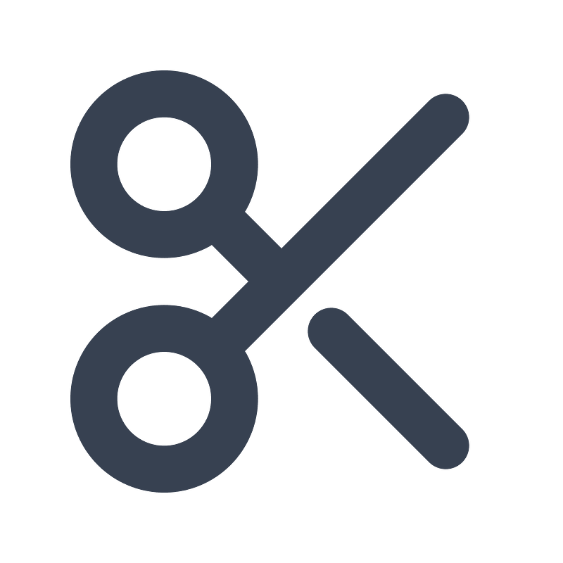 Scissors icon. Free download transparent .PNG Creazilla