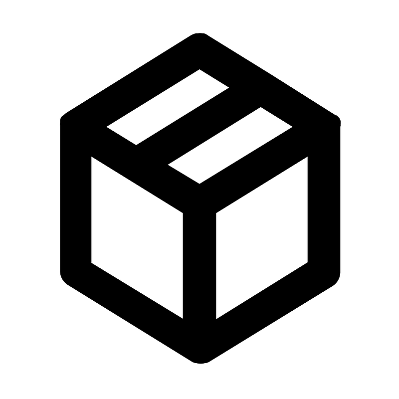 Box icon. Free download transparent .PNG Creazilla