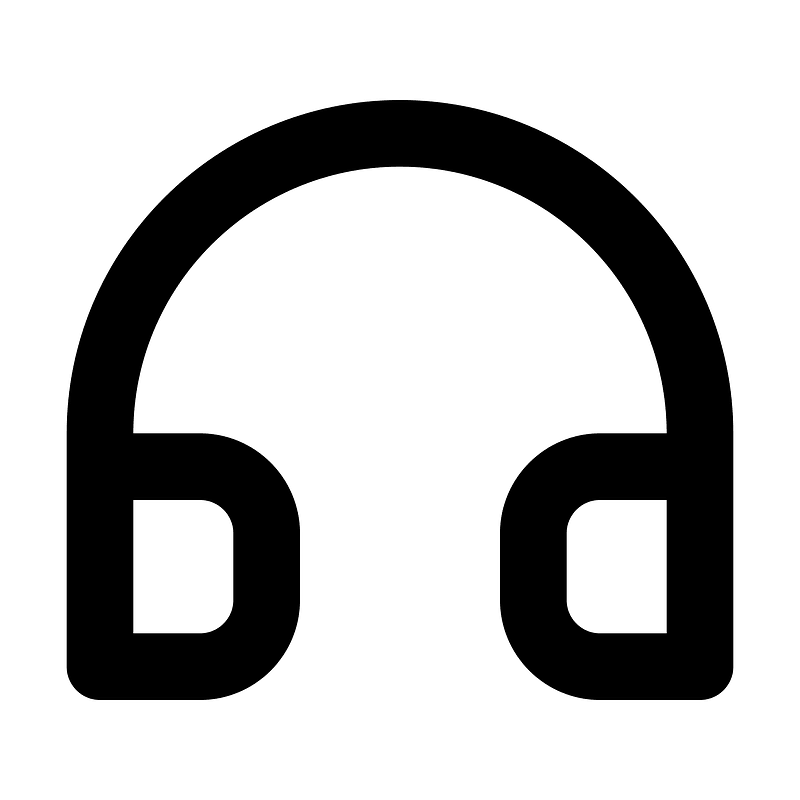 Headphones icon. Free download transparent .PNG Creazilla