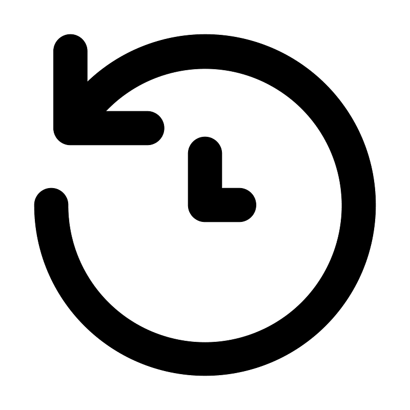 History icon. Free download transparent .PNG Creazilla