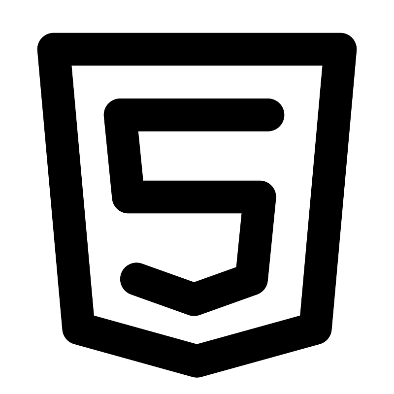 Html5-alt icon. Free download transparent .PNG | Creazilla