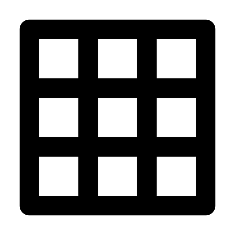 Table icon. Free download transparent .PNG | Creazilla