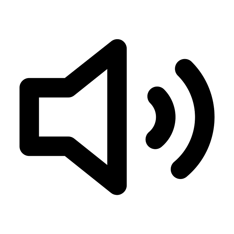 Volume icon. Free download transparent .PNG Creazilla