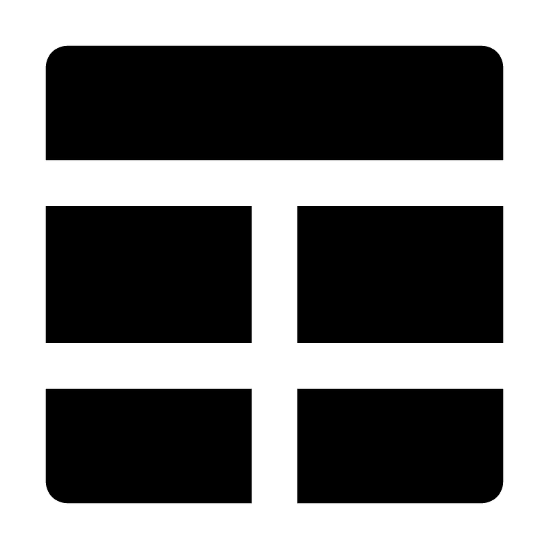 Grid icon. Free download transparent .PNG | Creazilla