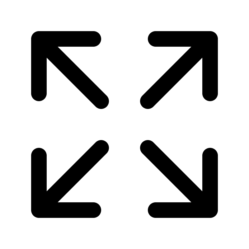 Expand icon. Free download transparent .PNG | Creazilla