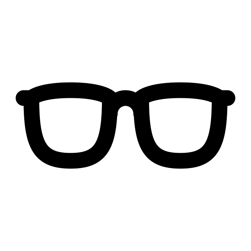 Glasses icon. Free download transparent .PNG Creazilla