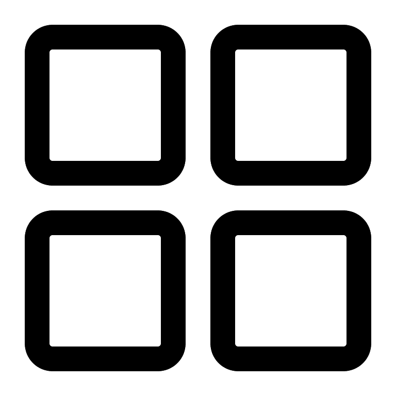 Grid icon. Free download transparent .PNG | Creazilla