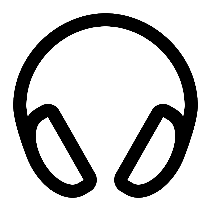 Headset icon. Free download transparent .PNG Creazilla