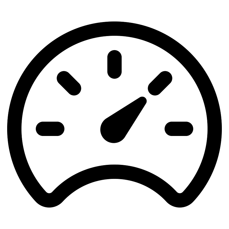 Speedometer icon. Free download transparent .PNG Creazilla