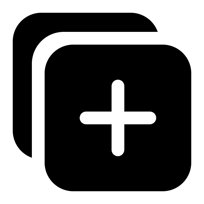 Duplicate icon. Free download transparent .PNG Creazilla