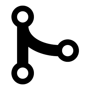 Git-merge icon. Free download transparent .PNG | Creazilla