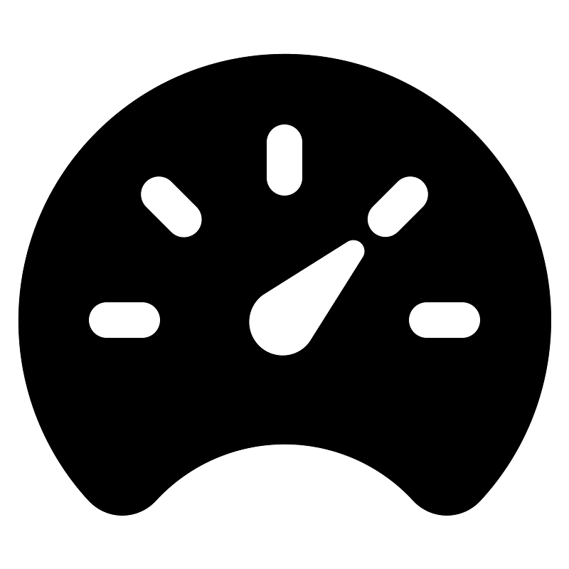 Speedometer icon. Free download transparent .PNG Creazilla