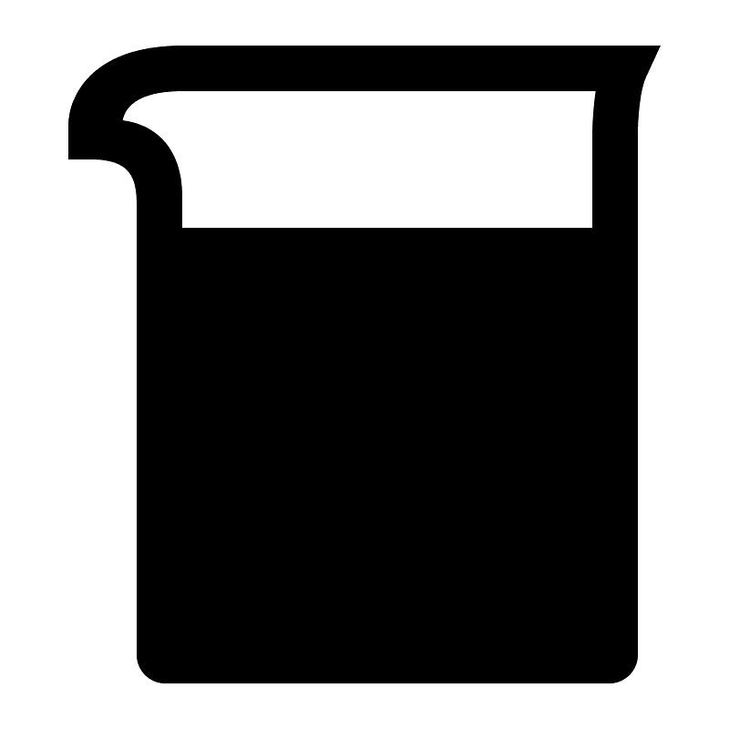 Beaker icon. Free download transparent .PNG Creazilla