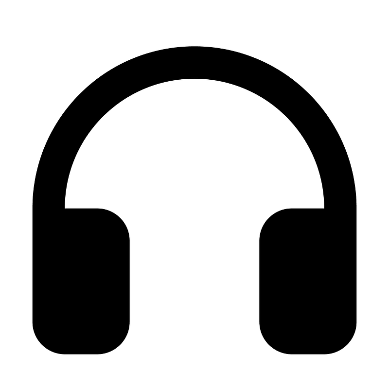 Headset icon. Free download transparent .PNG Creazilla