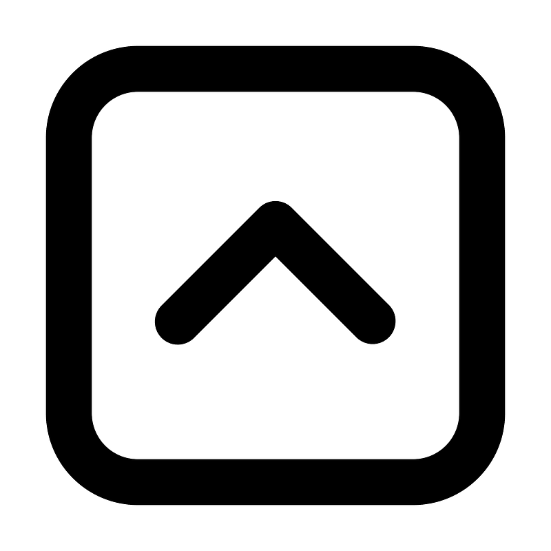 Chevronsquareup icon. Free download transparent .PNG Creazilla