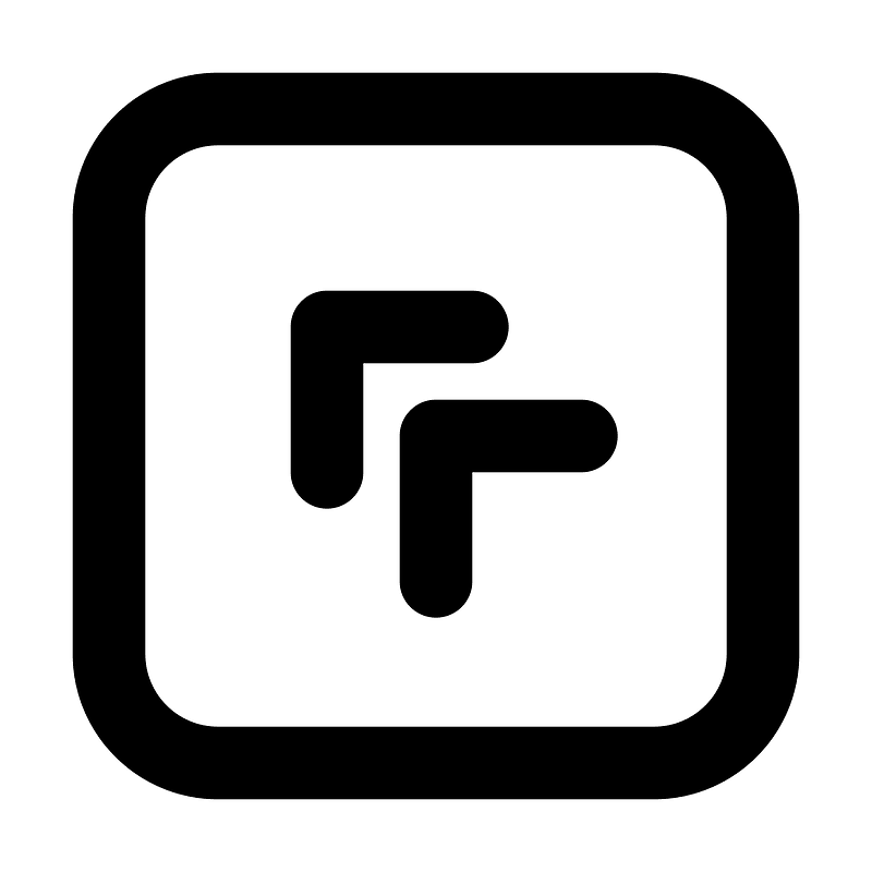 Chevronssquareupleft icon. Free download transparent .PNG Creazilla